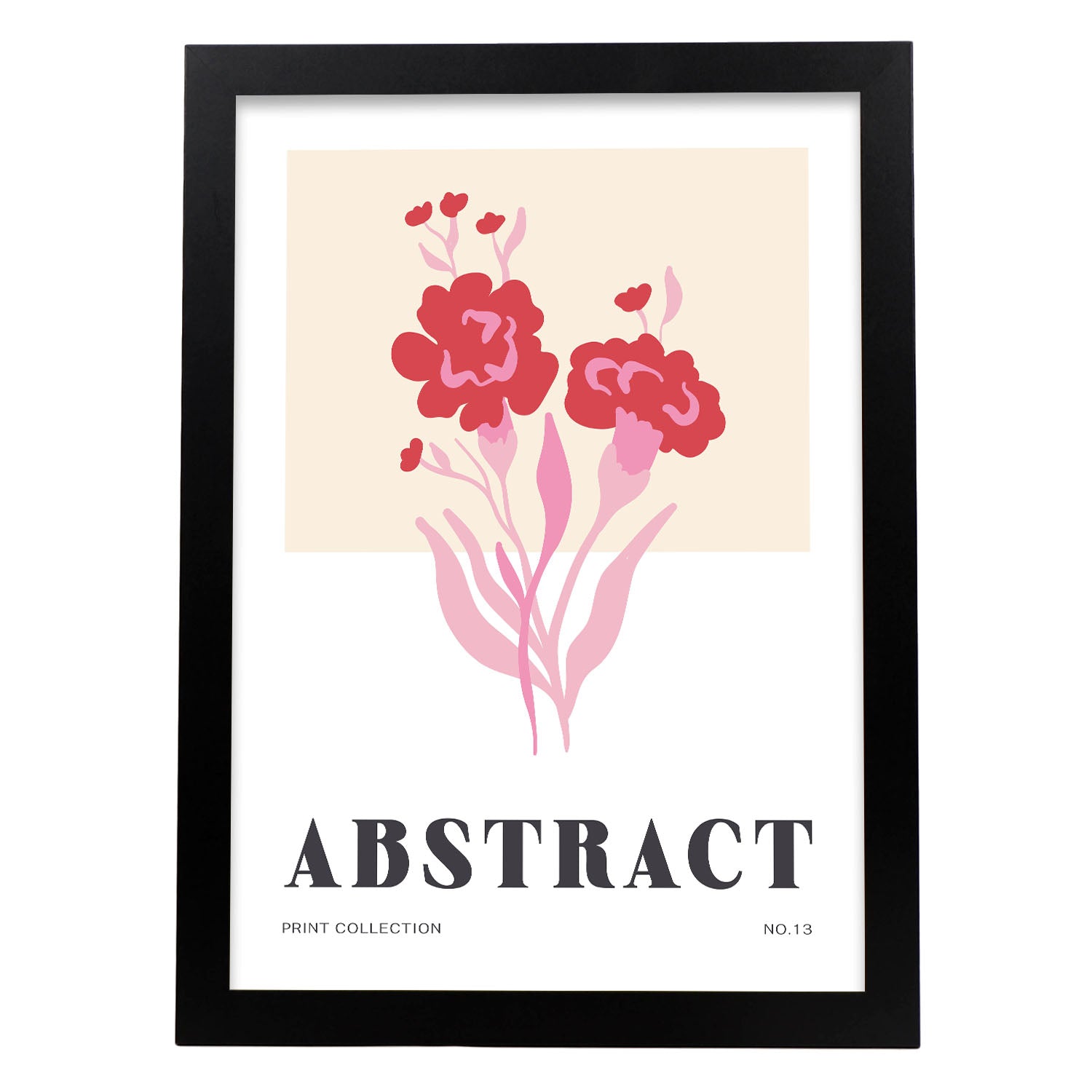 Pink Carnation-Artwork-Nacnic-A3-Sin marco-Nacnic Estudio SL