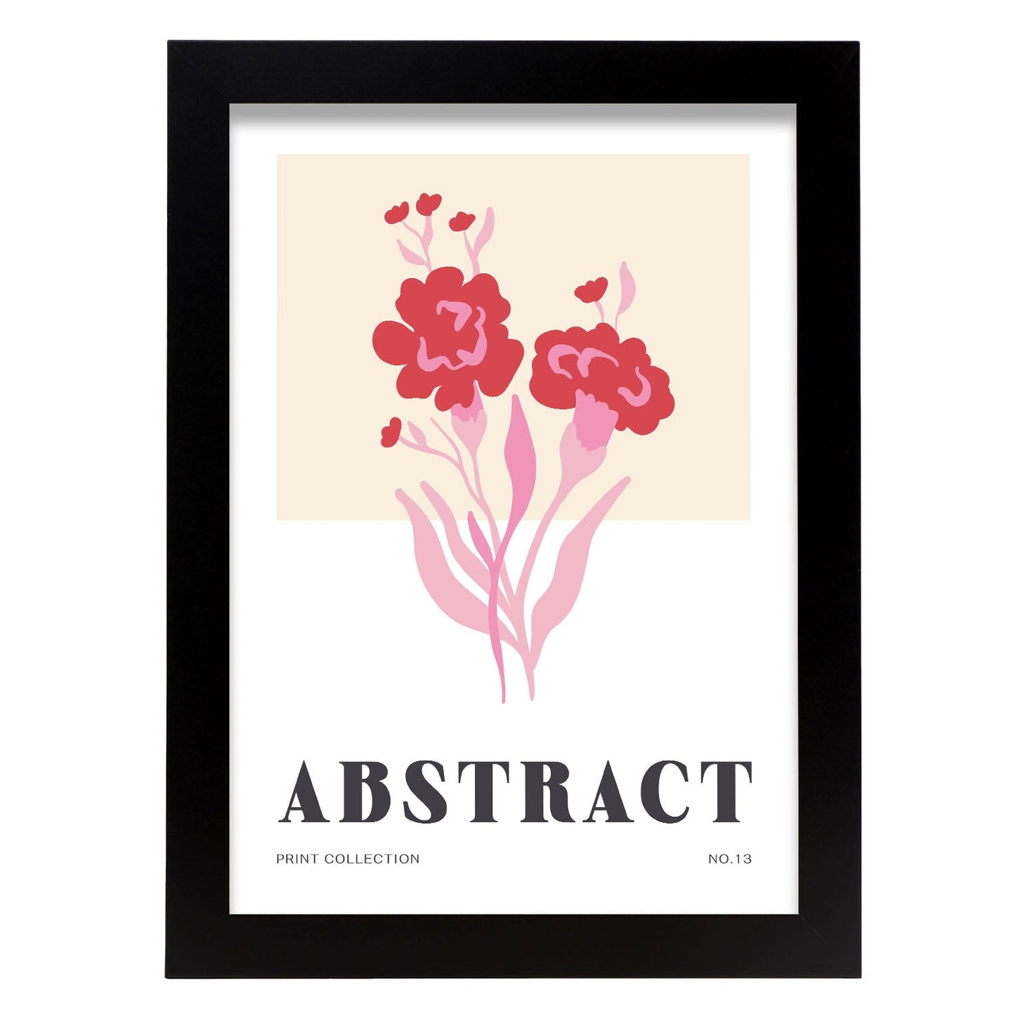 Pink Carnation-Artwork-Nacnic-A4-Sin marco-Nacnic Estudio SL