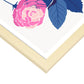 Pink Flowers Blue Leaves-Artwork-Nacnic-Nacnic Estudio SL