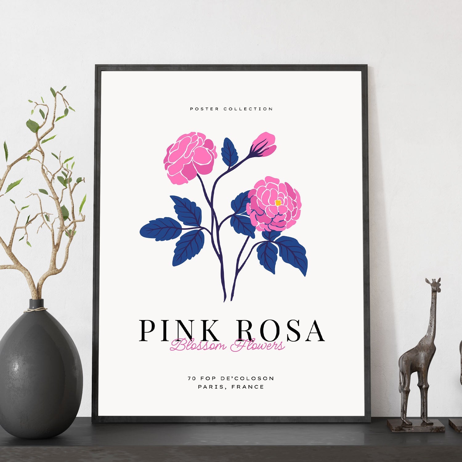 Pink Rose-Artwork-Nacnic-Nacnic Estudio SL