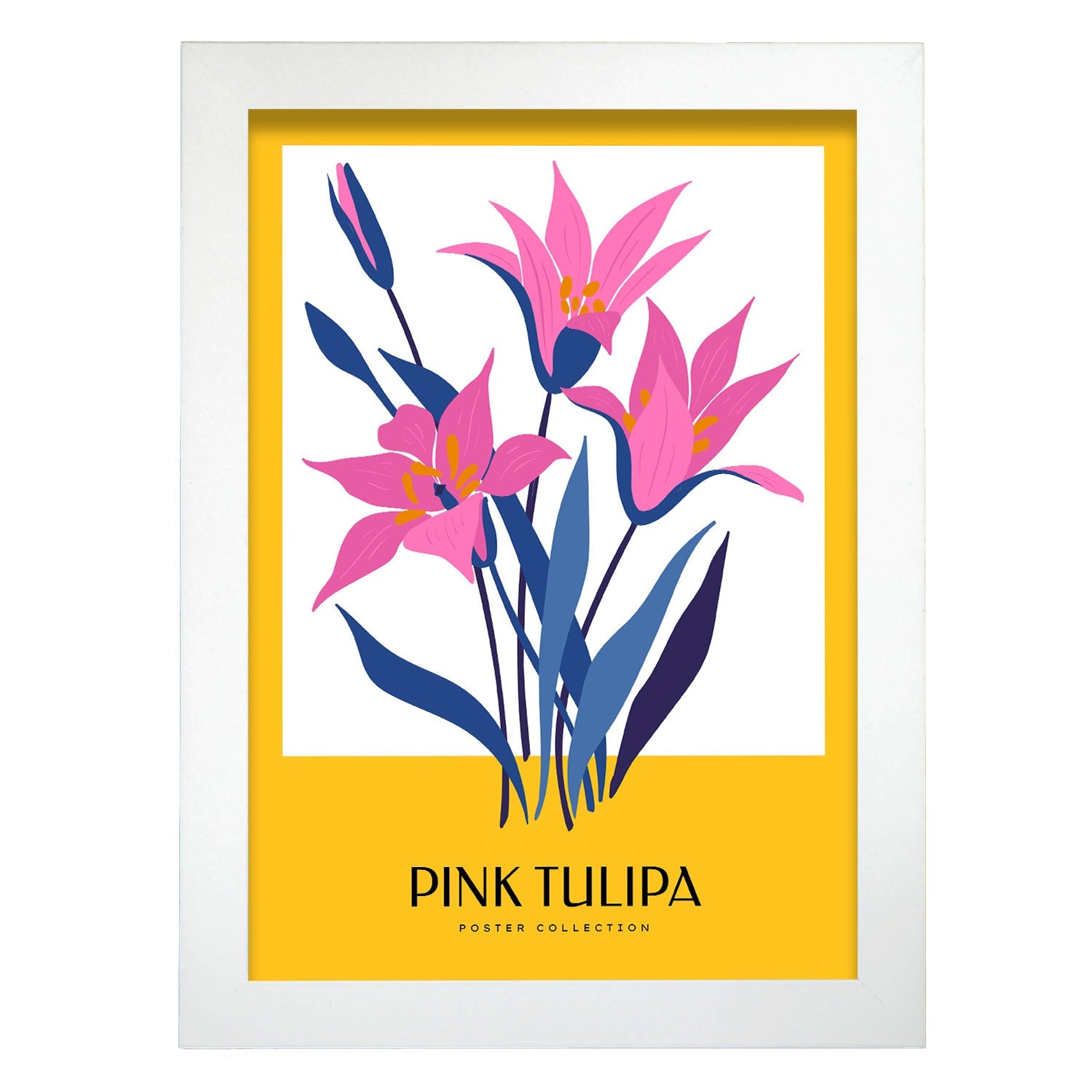 Pink Tulip-Artwork-Nacnic-A4-Marco Blanco-Nacnic Estudio SL