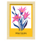 Pink Tulip-Artwork-Nacnic-A4-Marco Madera clara-Nacnic Estudio SL