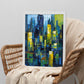 Póster de Pintura Abstracta Inspirada en la C