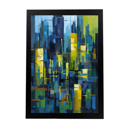 Póster de Pintura Abstracta Inspirada en la C