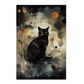 Póster de pintura surrealista Sumi-E japonés