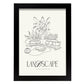 Plant Living room-Artwork-Nacnic-A4-Sin marco-Nacnic Estudio SL