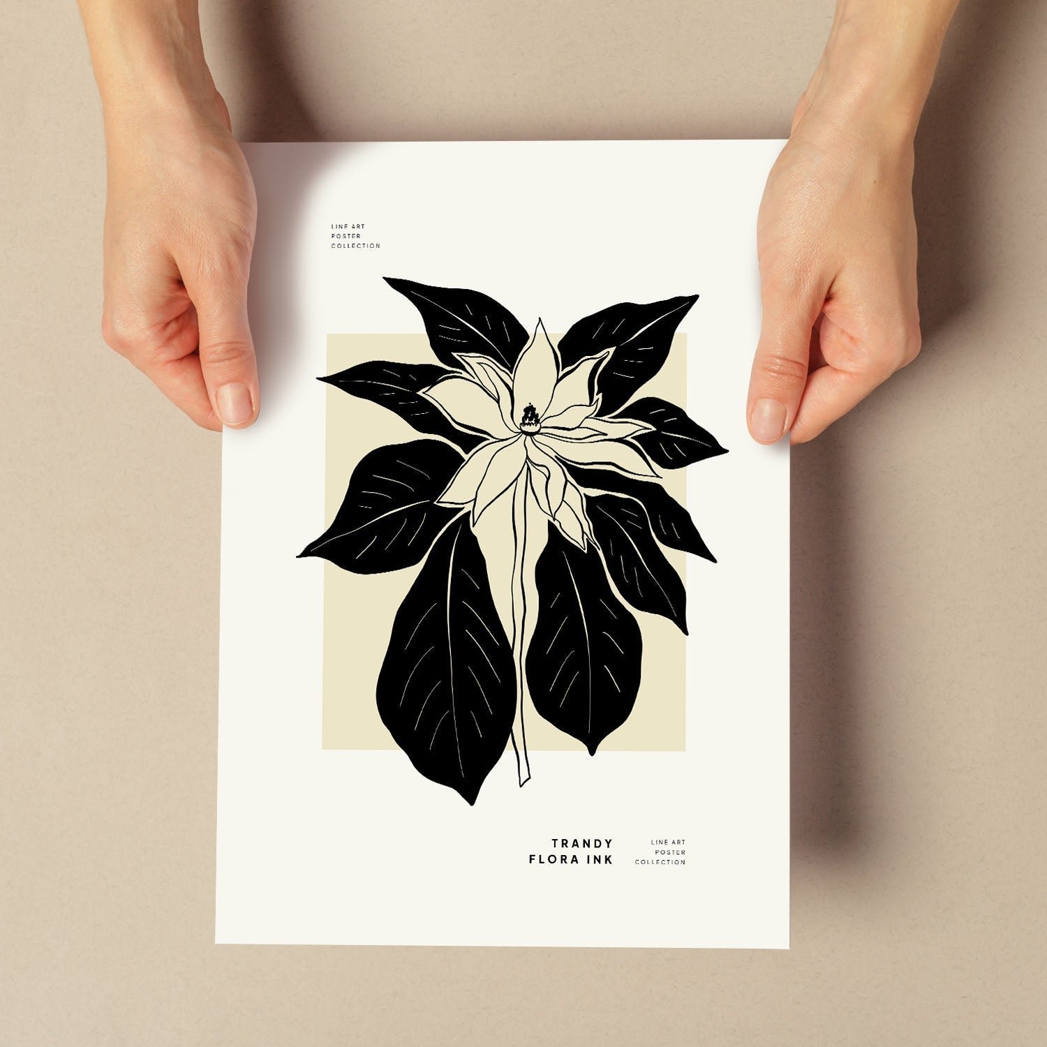 Ponsensia Flower-Artwork-Nacnic-Nacnic Estudio SL