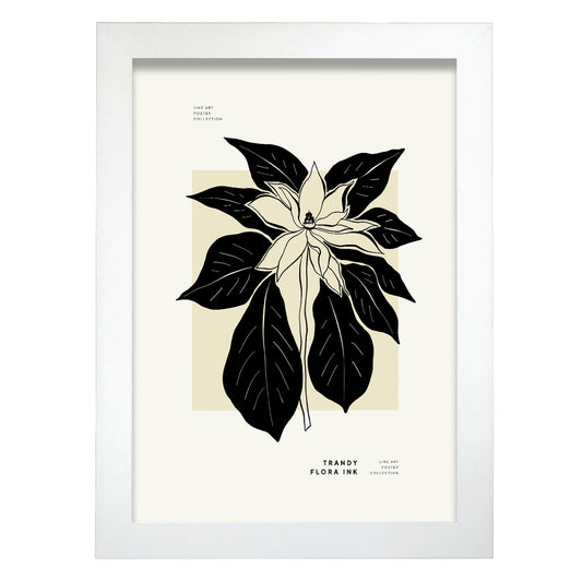 Ponsensia Flower-Artwork-Nacnic-A4-Marco Blanco-Nacnic Estudio SL