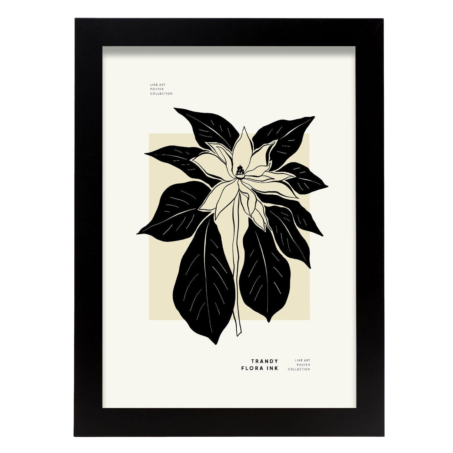 Ponsensia Flower-Artwork-Nacnic-A4-Sin marco-Nacnic Estudio SL