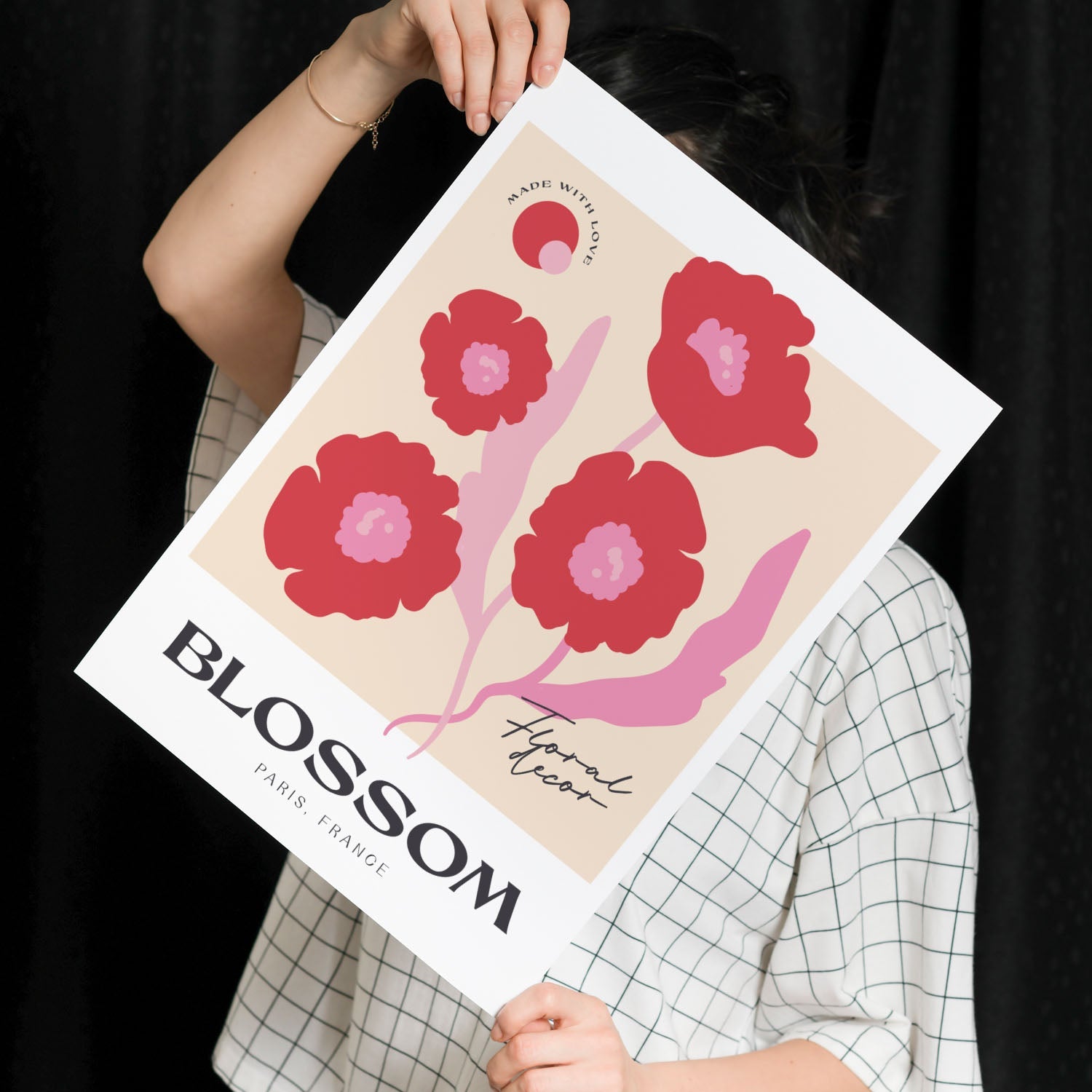 Poppy Flower Floral-Artwork-Nacnic-Nacnic Estudio SL
