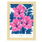 Poppy Flowers-Artwork-Nacnic-A4-Marco Madera clara-Nacnic Estudio SL