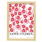 Poppy Pattern-Artwork-Nacnic-A3-Marco Madera clara-Nacnic Estudio SL