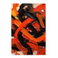 Póster Abstracto Vibrante Letra B