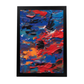 Póster Abstracto de Energía y Colores