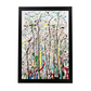 Póster Abstracto de Líneas Curvas Wu Guanzho
