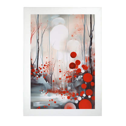 Póster Abstracto Estilo Escandinavo Nacnic