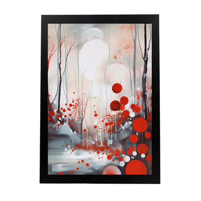 Póster Abstracto Estilo Escandinavo Nacnic