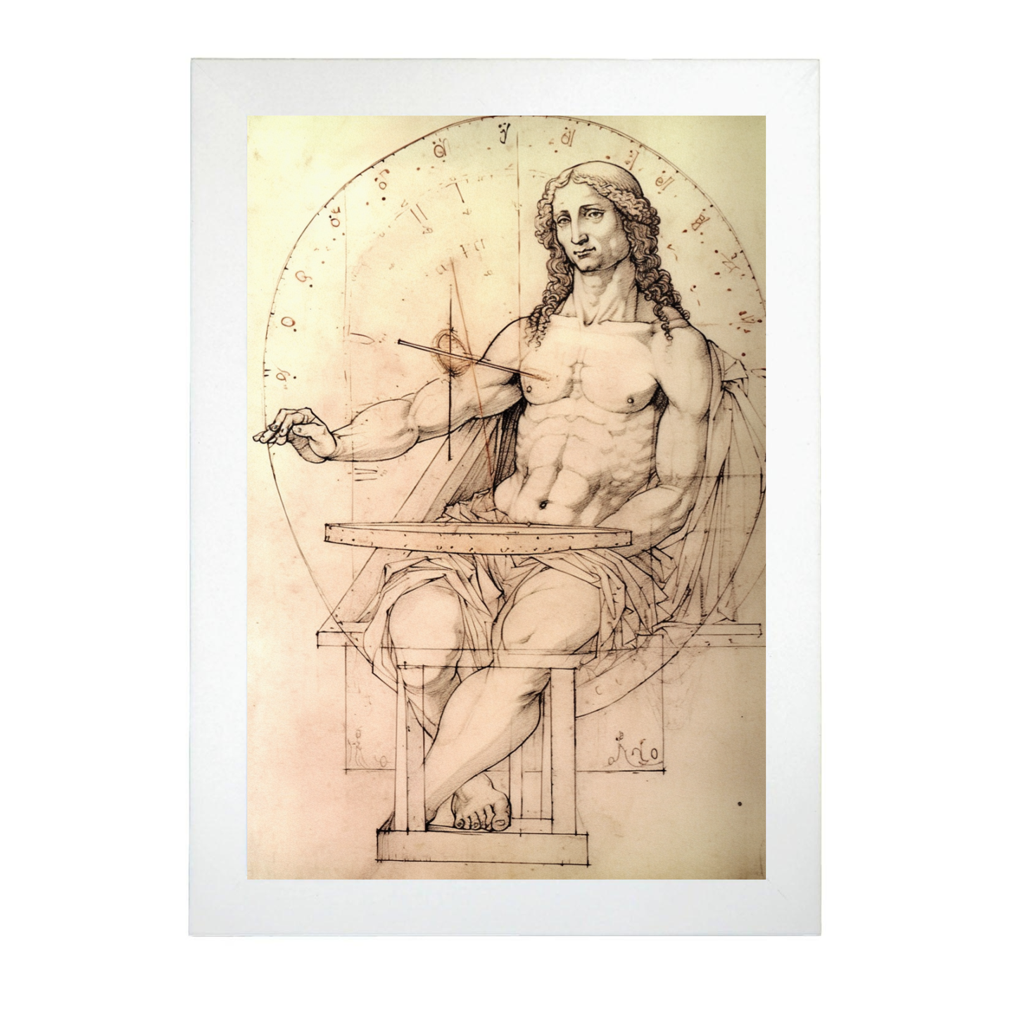 Póster Aleatorio de Leonardo da Vinci