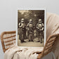 Lámina Antigua Foto de Soldados Imperiales Victorianos