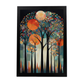 Póster Árboles con Fondo Decorativo de Rosina Wachtmeister
