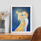 Póster Arte Caprichoso en Colores Variados