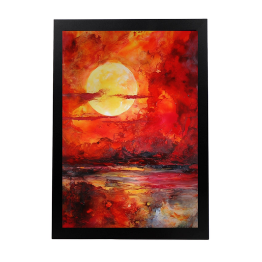 Póster Atardecer Vibrante