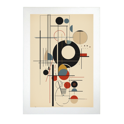 Póster BAUHAUS Geométrico Simple