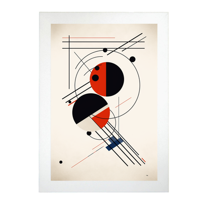 Póster del Objeto Geométrico Bauhaus