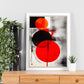 Póster BAUHAUS SOL ROJO