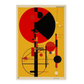 Póster de la Bauhaus: Sol Rojo