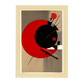 Póster de la Bauhaus: Sol Rojo
