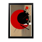 Póster de la Bauhaus: Sol Rojo