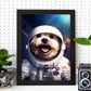 Póster de Bichón Astronauta Sonriente