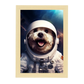 Póster de Bichón Astronauta Sonriente