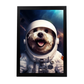 Póster de Bichón Astronauta Sonriente