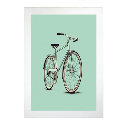 Lámina de Bicicleta Arte Callejero
