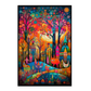 Póster de Bosque Caprichoso y Criaturas Juguetonas