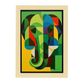 Lámina Elefante Estilo Victor Vasarely