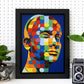 Póster de Vaca estilo Vasarely