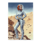 Póster de Chica Joven en Planeta Alienigena