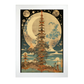 Póster Ciclos Lunares - Estilo Ukiyo-e