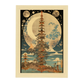 Póster Ciclos Lunares - Estilo Ukiyo-e