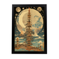 Póster Ciclos Lunares - Estilo Ukiyo-e