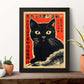Póster del gato comunista chino