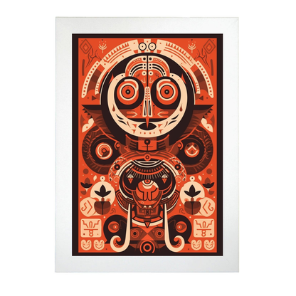 Póster Comunista con Formas Geométricas I