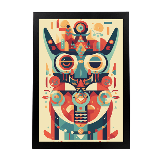 Póster Comunista de Formas Geométricas I