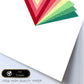 Poster con dibújo de geometría colorida. Lámina Pirámide rojo verde, ilustrada con con formas y figuras llenas de color.-Artwork-Nacnic-Nacnic Estudio SL
