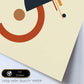 Poster con diseño de constructivismo abstracto. Lámina colorida con formas y figuras. Constructivismo 1.-Artwork-Nacnic-Nacnic Estudio SL