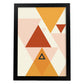 Poster con diseño de constructivismo abstracto. Lámina colorida con formas y figuras. Constructivismo 4.-Artwork-Nacnic-A3-Marco Negro-Nacnic Estudio SL