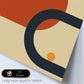 Poster con diseño de constructivismo abstracto. Lámina colorida con formas y figuras. Constructivismo 8.-Artwork-Nacnic-Nacnic Estudio SL